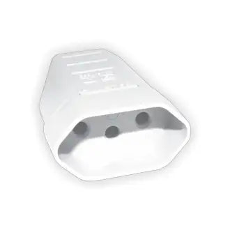 Pino Fêmea 2P+T 10A Branco Luster C10