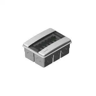Quadro Disjuntor Pvc Embutir 8 Branco/6 Preto Battistella Mondiale