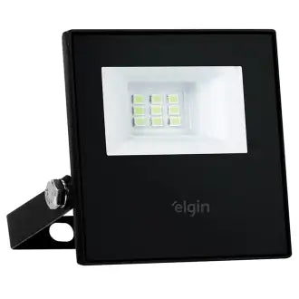 Refletor Led 10W Preto Elgin