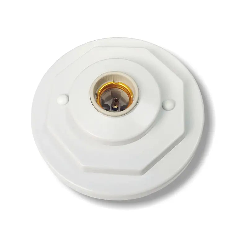 Plafon Pp Octagonal Branco C/Travessa Plastimar