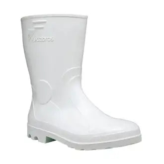 Bota Vulcabras Branca Pvc Cano Médio C/Forro 38