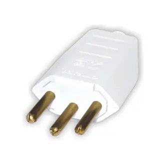 Pino Macho 2P+T 10A Branco Luster C10