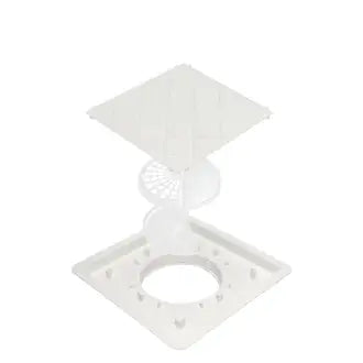 Ralo Invisível 15X15cm Branco S/Borda Multicerto