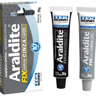 Adesivo Epóxi Araldite Fix Cinza 20G 10M C6