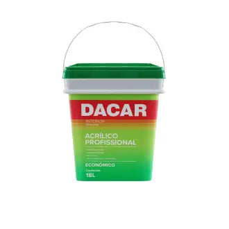 Tinta Acrílica Dacar Profissional Interior 18L Branco Neve