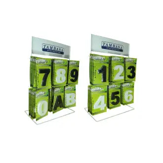 Algarismo Residencial Conjunto 72 Peças 10Cm Lubian