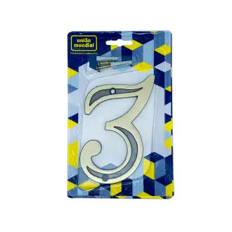 Algarismo Zamak Lo 13Cm No 3 En União