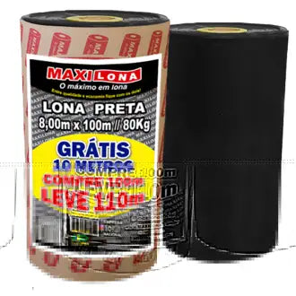 Lona Preta Maxilona 8X100 Ref.150 80Kg