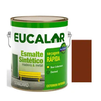 Esmalte 1/4X6 Eucalar Brilhante Tabaco