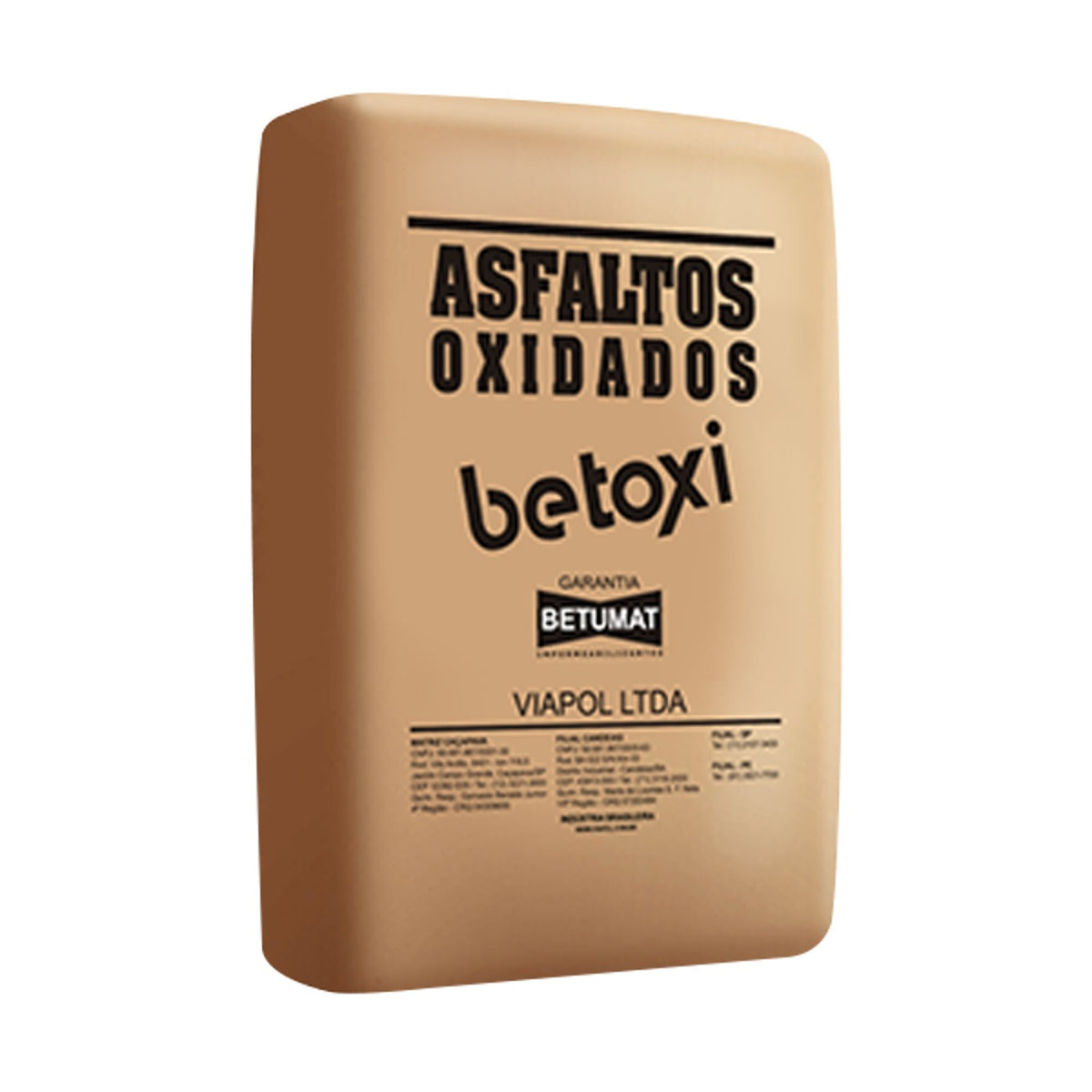 Asfalto oxidado modificado Betoxi O-85 Viapol como matéria-prima para indústria eletroeletrônica e isolantes