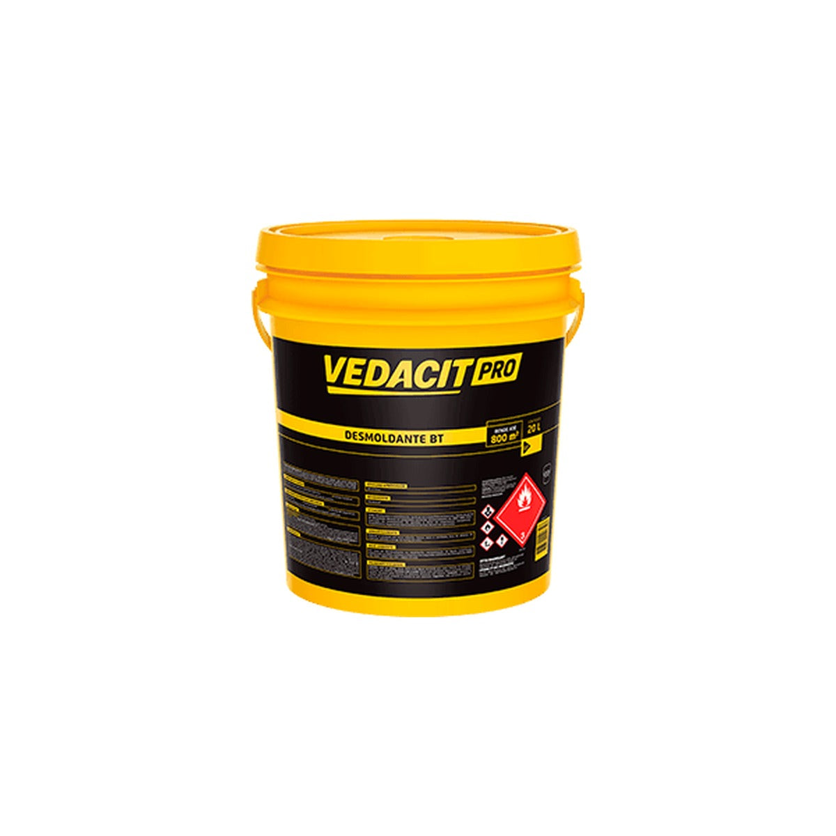 Desmoldante Vedacit Pro Desmold BT para fôrma metálica 200 L