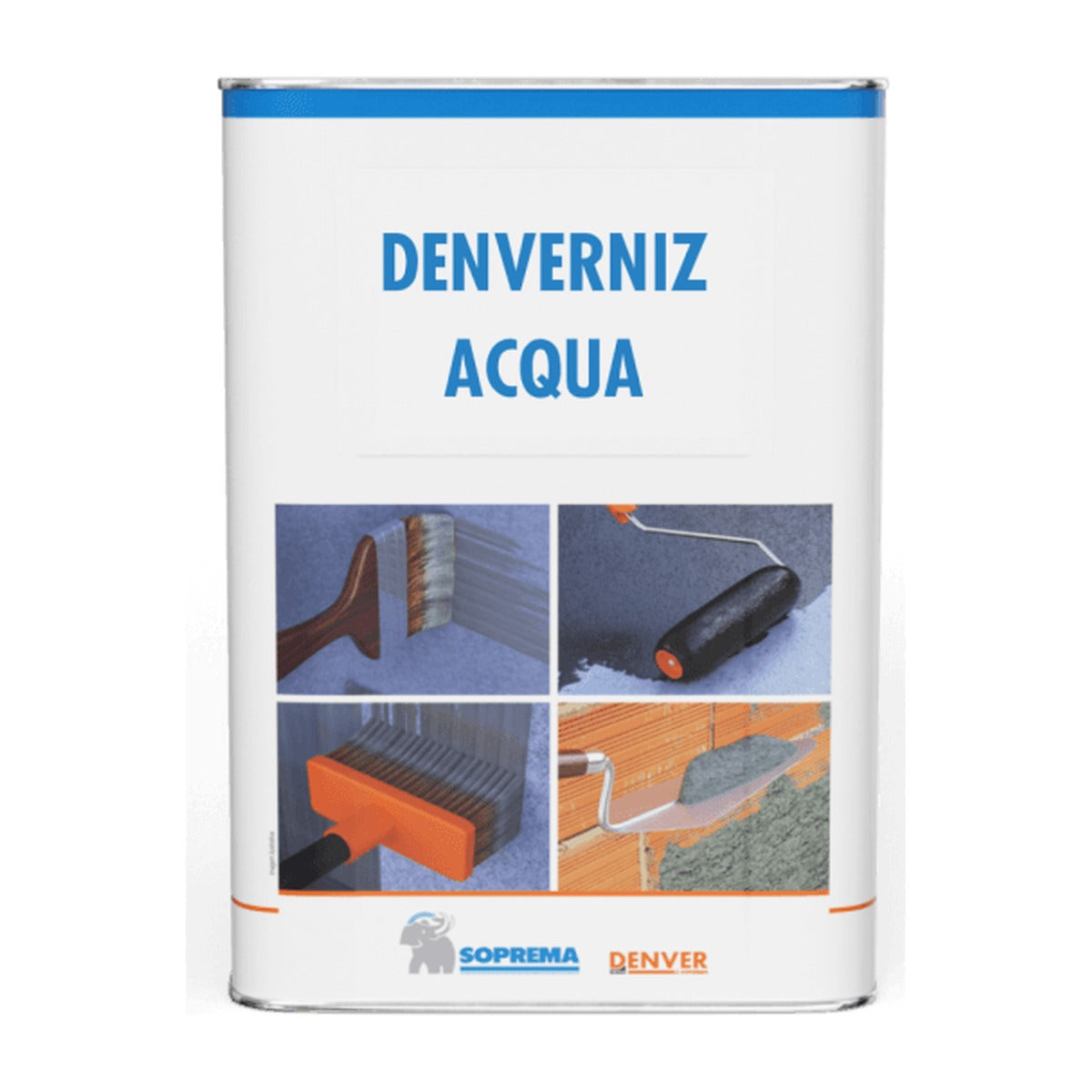 Verniz acrílico base água Denverniz Acqua semibrilho para madeira 18 L
