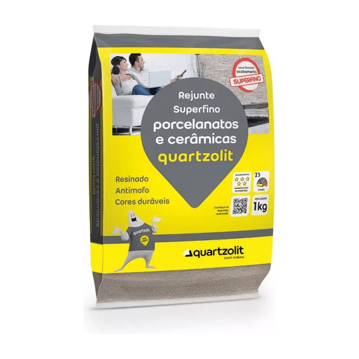 Rejunte super fino Quartzolit para porcelanato e juntas estreitas