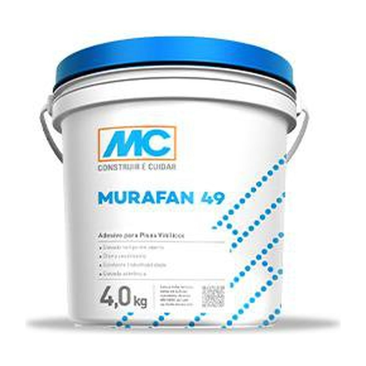Adesivo acrílico Murafan 49 MC Bauchemie para pisos vinílicos 4 kg
