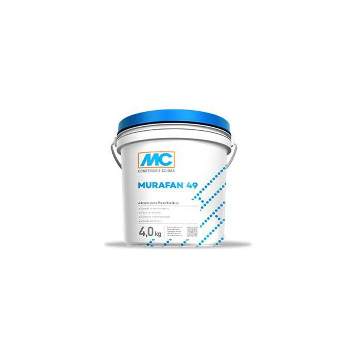 Adesivo acrílico Murafan 49 MC Bauchemie para pisos vinílicos 4 kg