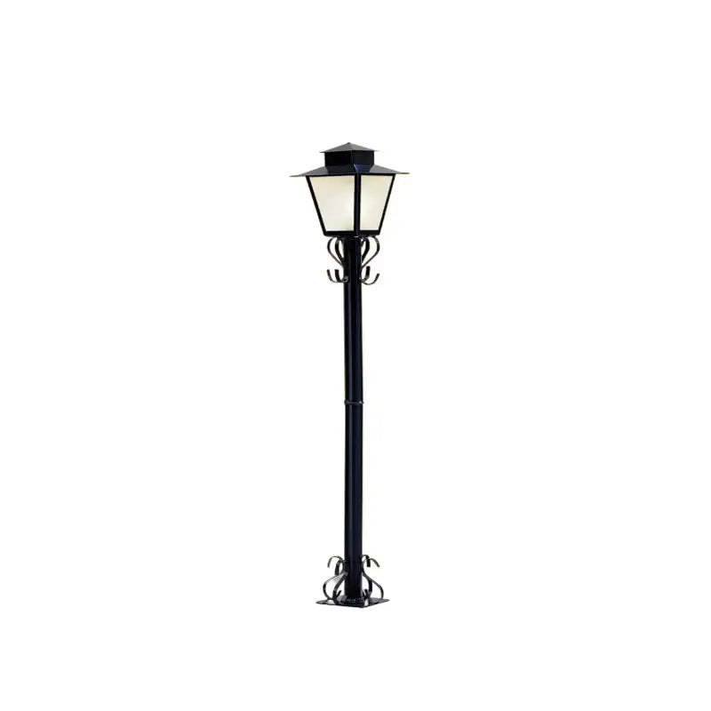 Poste Colonial Quadrado Preto Ideal