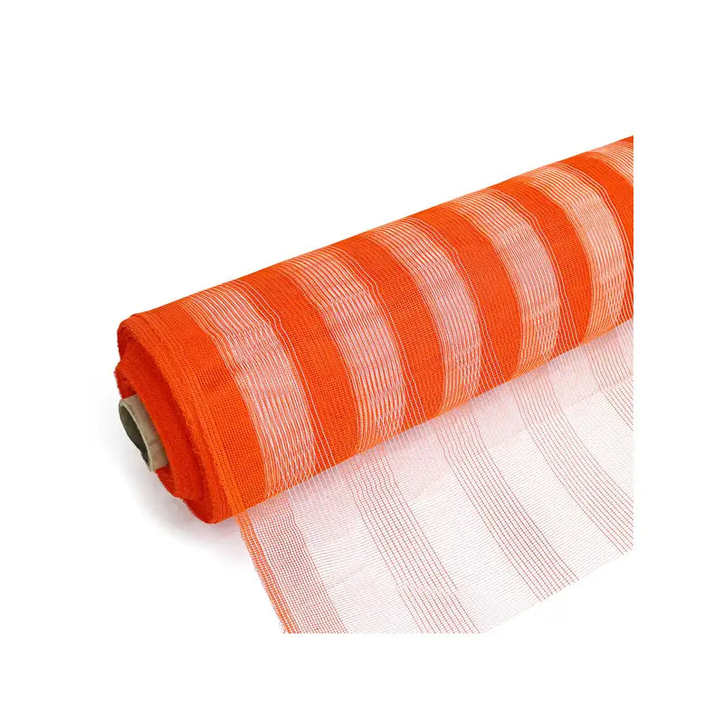 Tela Tapume 120X50 Laranja/Branco Polysack