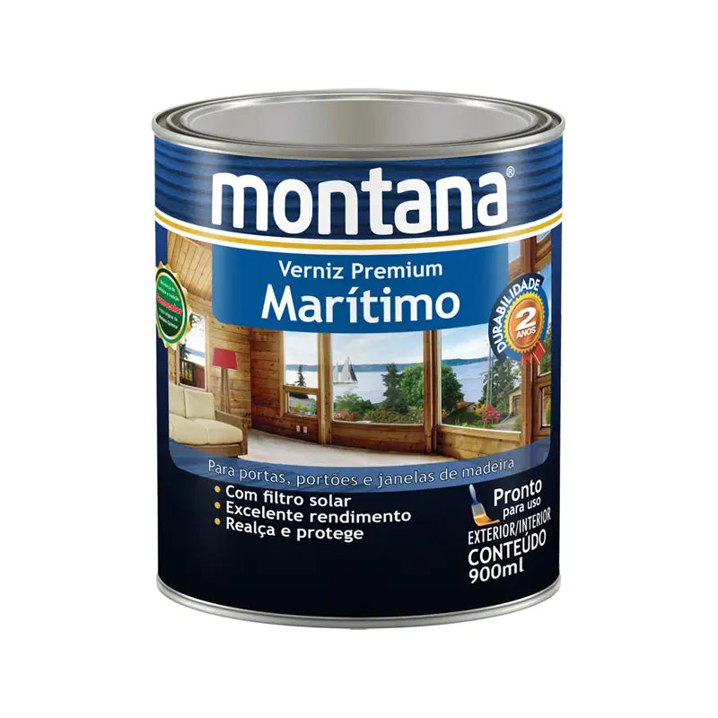 Verniz Marítimo Brilhante 900Ml Montana