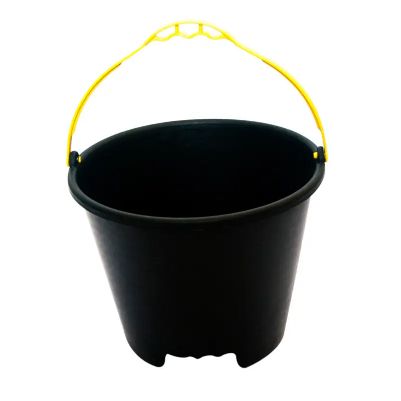 Balde Concreto Plástico 12L Com Pegador Preto C6