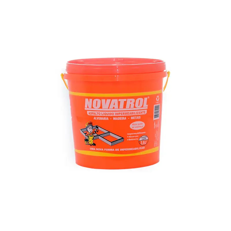 Impermeabilizante Asfalto Frio 3,6L Novatrol