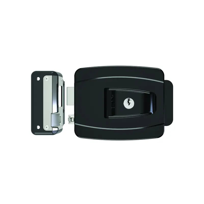Fechadura Elétrica Preta 12V Grande Agl