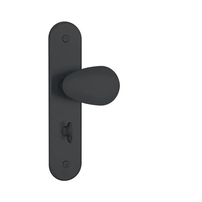 Fechadura Banheiro Golf Preto Fosco 824010 Stam