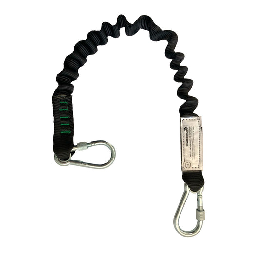 Retentor de Ferramentas CG 02MTR - com 2 mosquetões trava roscada com olhal, abertura de 10mm