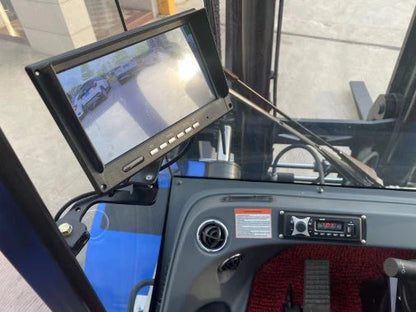 Empilhadeira elétrica SOCMA 13,5 t — distribuição Mininco — mastro de elevação