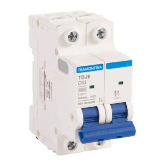 Disjuntor Bipolar 63A Branco Din.6Ka Tramontina