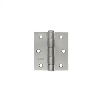 Dobradiça Polida Serralheiro 3,0X2,5 Rocha C12