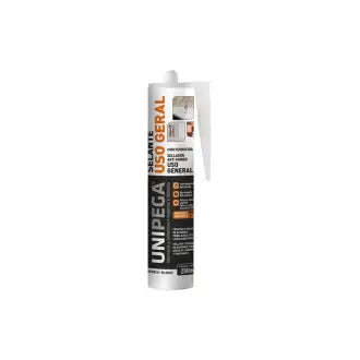 Cola Silicone Uso Geral Branca 260G Unipega