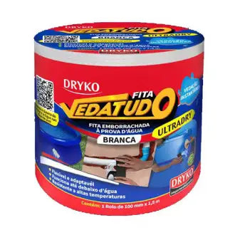 Fita Adesiva Reparo Subaquático Branco Dryko