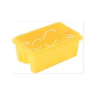 Caixa Luz 2X4 Plástico Amarela Tramontina C25