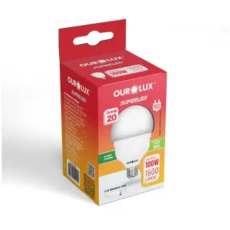 Lâmpada Led 20W 6500K Ourolux