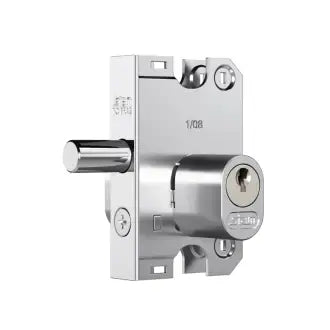 Fechadura Porta Vidro Cromada 2001 Oval Stam