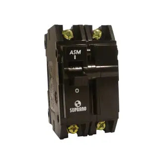 Disjuntor Bipolar 40A Preto Soprano
