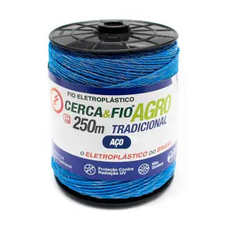 Fio Eletroplástico Aço Tradicional 250M Igecast