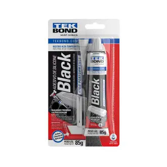 Cola Silicone Alta Temperatura 85G Black Tekbond