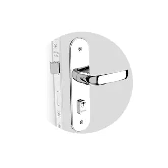 Fechadura Externa Alavanca Cromada Icaroway