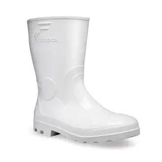 Bota Vulcabras Branca Pvc Cano Médio S/Forro 40