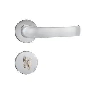Fechadura Banheiro Alavanca Inox Esc.823/37 R .Redonda