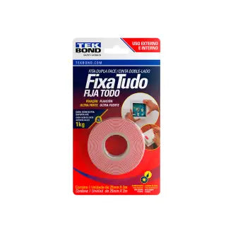 Fita Dupla Face Banana 25X2 Exterior Tekbond