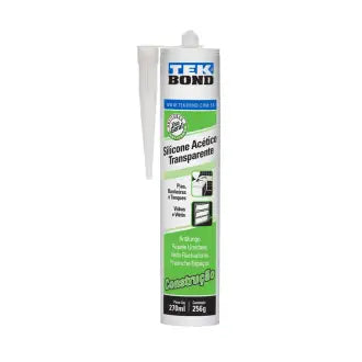 Cola Silicone Acético Transparente 256G Tekbond