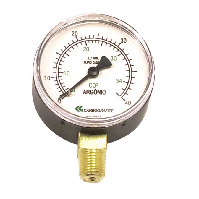 Manômetro BP Acetileno 0-2,5kg