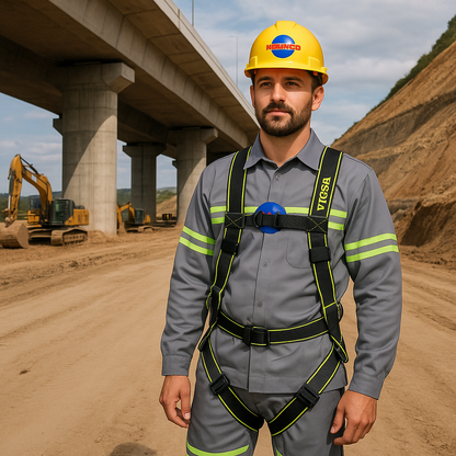 Cinto Paraquedista de Segurança 1 Ponto VIC20113 Urban Light CA 51098 VICSA