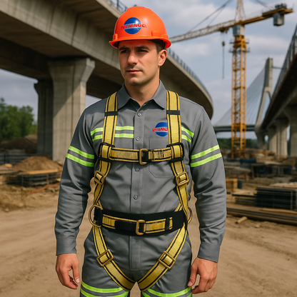 Cinto tipo paraquedista em aramida com 4 pontos de ancoragem VIC-20.531 CA 51100