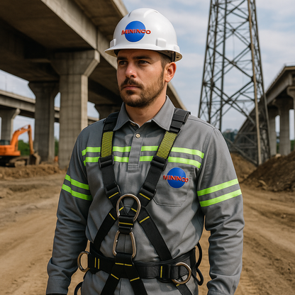 Cinto tipo paraquedista/abdominal com 4 pontos de ancoragem VIC 20529 CA 35613