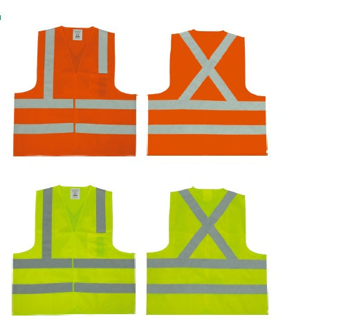 Colete de Sinalização CG 04-1B (Bolso) Laranja - Tam. G