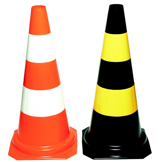 Cone de Sinalização CG 75018 (laranja/branco) - Altura: 750mm