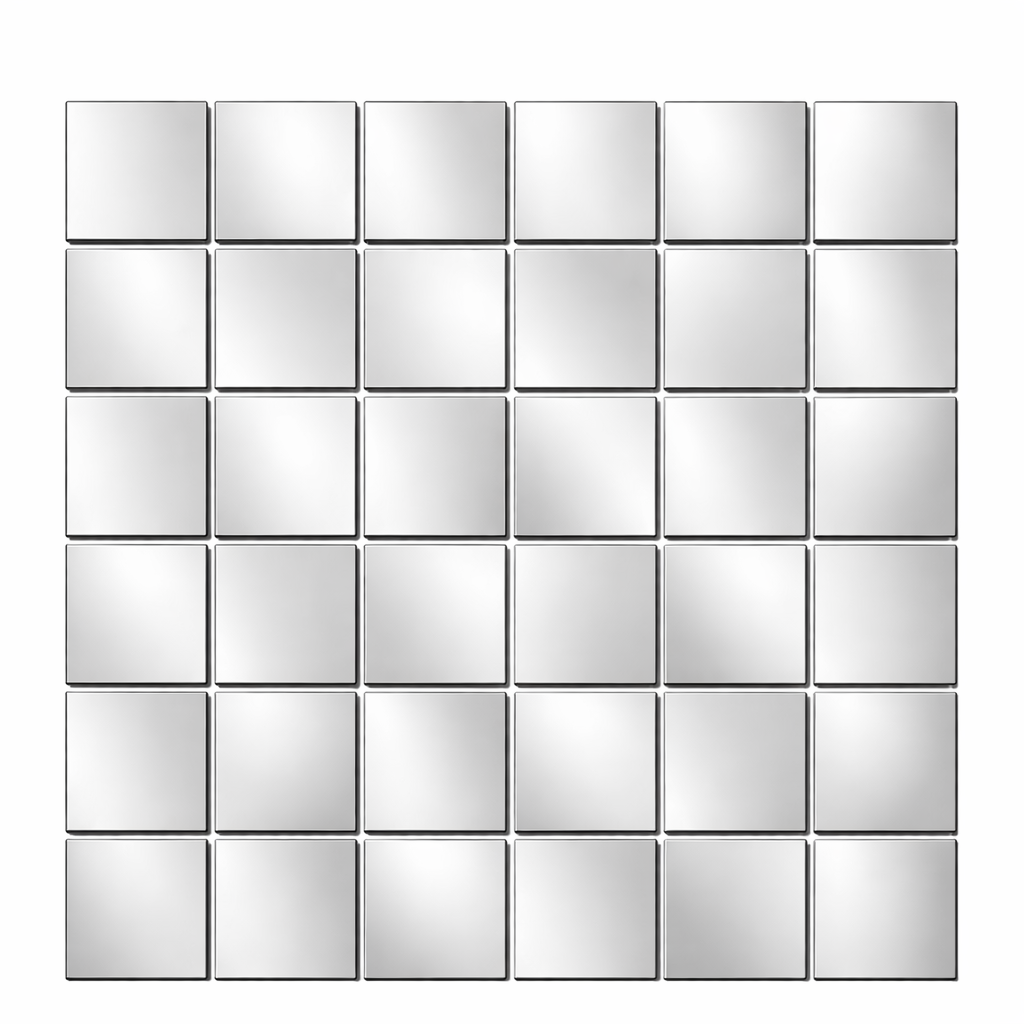 PASTILHA PRATA POLIDA 5 X 5 -  JUNTA SECA